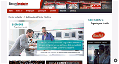 Desktop Screenshot of electroinstalador.com